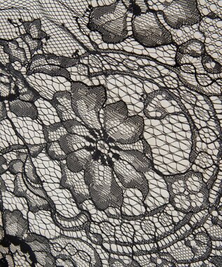 Green Parks レースレイヤード付け裾 Off White