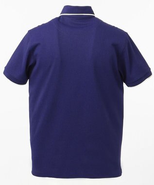 23区GOLF 【MEN】ハニカム鹿子 半そでポロシャツ パープル系