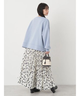 earth music&ecology サイドボタンダンボールプルオーバー Sax