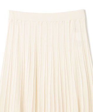 BEIGE， MONSTERA / ニットスカート Ecru