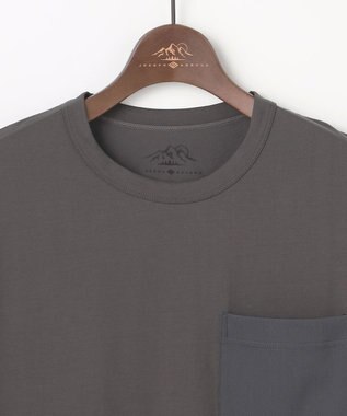 JOSEPH ABBOUD MOUNTAIN 【太陽光熱をコントロールする高機能素材】SOLAMENT ベア天竺Tシャツ グレー系