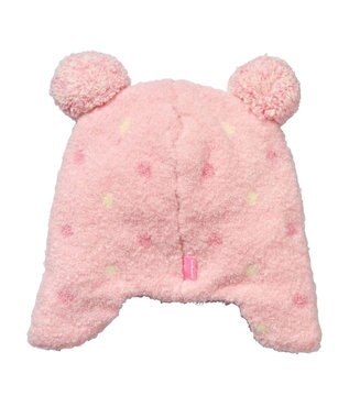 MIKI HOUSE HOT BISCUITS ニット小物ギフトセット【クリアケース付き】 ピンク