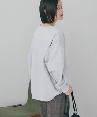 AMERICAN HOLIC 【WEB限定】袖タックコクーンポンチプルオーバー Light Gray