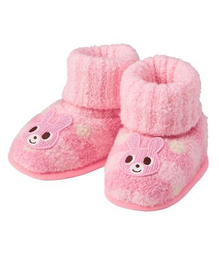 MIKI HOUSE HOT BISCUITS ニット小物ギフトセット【クリアケース付き】 ピンク