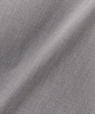 23区 【洗える/セットアップ対応】グロッシーコットンシャンブレー タイトスカート ライトグレー系