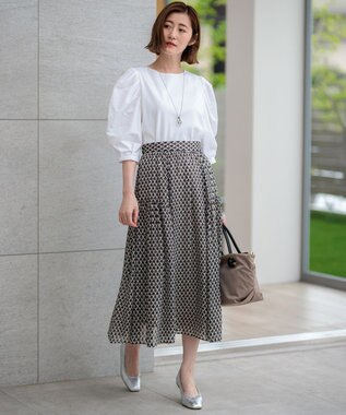 23区 【Oggi4月号掲載】ソフト バレエシューズ シルバー系