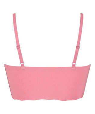 WACOAL 【GOCOCi ゴコチ】 ノンワイヤー ハーフトップ 伸びのよい素材を使用 ムレにくく快適 フラット仕上げ ホックなし ブラトップ レディース CGG220 /ワコール ロマンピンク