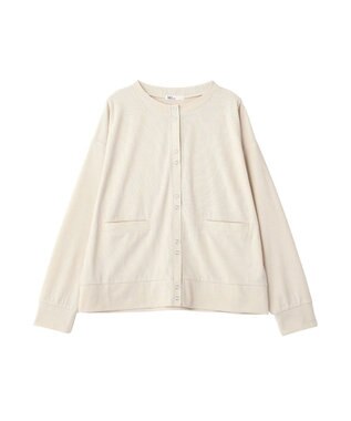 CRAFT STANDARD BOUTIQUE リングドットボタンカーディガン Ivory
