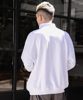 WEGO ヘビーウエイトハーフZIPワンポイントPO ホワイト