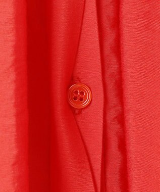 UNFILO ヴィンテージシアー ギャザーワンピース スカーレット