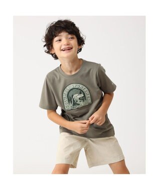 Columbia Columbia/ 【KIDS】ラプードルパスショートスリーブTシャツ /コロンビア Stone Green、 Furry Friend