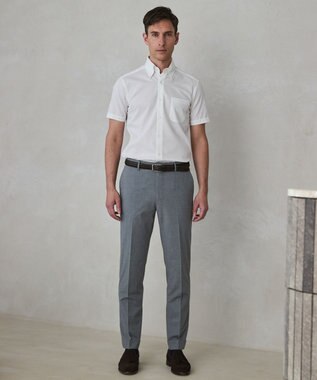 GOTAIRIKU 26年新作【ストレッチ/シワになりにくい/洗える】ハイパーストレッチ DRESS パンツ ライトグレー系