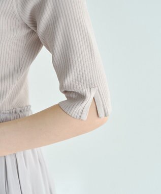 YECCA VECCA 【2点SET】カーディガンセットワンピース Gray Beige