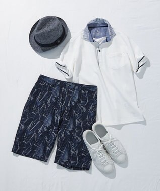 JOSEPH ABBOUD 【カラー豊富】人気！オーガニックコットン使用 ダディポロシャツ ホワイト系