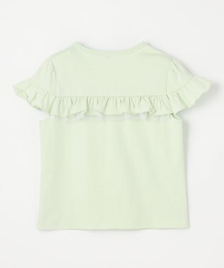 組曲 KIDS 【UVケア】【110-140㎝】フレアラッフル Tシャツ メロン