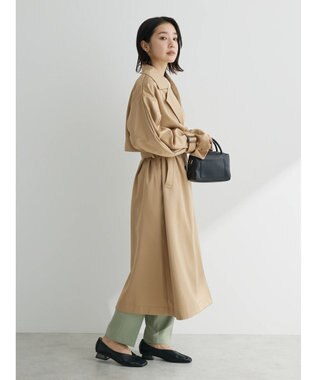 Green Parks ・Ｐｅｔｉｔ　Ｆｌｅｕｒボリュームスリーブトレンチコート Beige