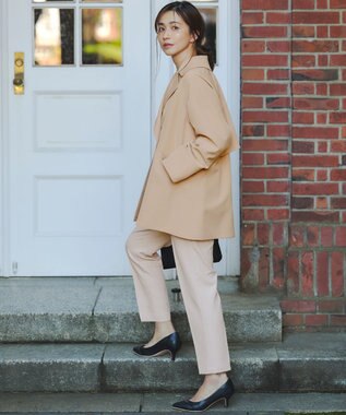 ANY SIS 【2WAY】エレカジストレッチミドルトレンチ コート ベージュ