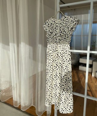 Feroux 【美人百花7月号掲載】フラワープリント ワンピース アイボリー系9