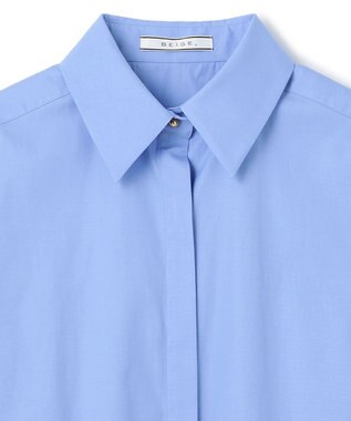 BEIGE， 【洗える】BICON / ドレスシャツ Sax