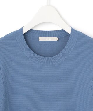 ICB 【洗える】レーヨンポリエステルタックニット スマルトブルー系