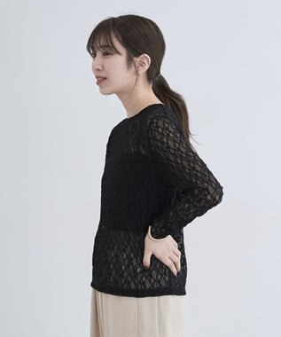 Green Parks レースプルオーバー Black