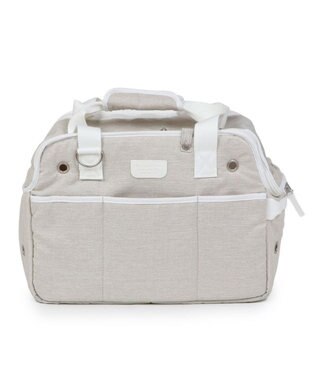 PET PARADISE ペットパラダイス 四角キャリーバッグ  小型犬 パイピング ベージュ