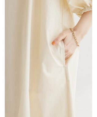 Green Parks ■ＥＳＣＡＲ　バックオープンギャザーワンピース Ivory