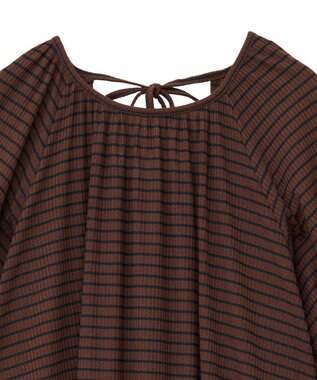 Green Parks ・ＳＵＧＡＲ　ＳＰＯＯＮ　ボーダーリブワンピース Charcoal Gray