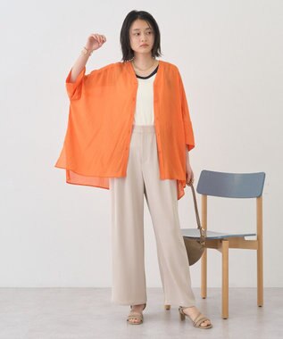 AMERICAN HOLIC Vネックポンチョシャツ Orange