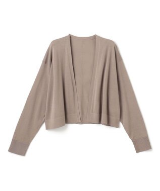 UNFILO イージー ショート カーディガン モカ