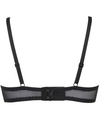 Wing 【マッチミーブラ　ノンワイヤー】　きれいなバストシルエット　快適なつけごこち　S~3L　ウイング／ワコール　KB2076 ブラック