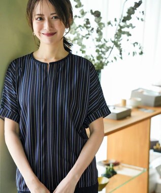 ANY SIS L ジョーゼットフロントタック プルオーバー