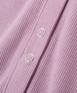 CRAFT STANDARD BOUTIQUE リングドットボタンカーディガン Pink