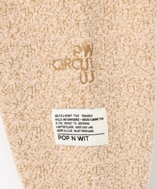 PW CIRCULUS 【手洗い洗濯可】【MEN】グラデーションニットフーディ ゴルフ ベージュ系