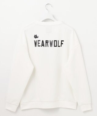 PW CIRCULUS 【MEN】ウルフモチーフスエット ホワイト系
