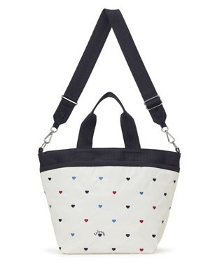 LeSportsac BUCKET TOTE/トリコロールハートエンブロイダリー トリコロールハートエンブロイダリー