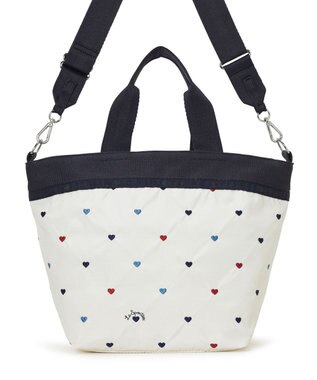 LeSportsac BUCKET TOTE/トリコロールハートエンブロイダリー トリコロールハートエンブロイダリー