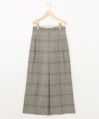 組曲 T/Rツイルストレッチ ワイドパンツ ベージュ系3