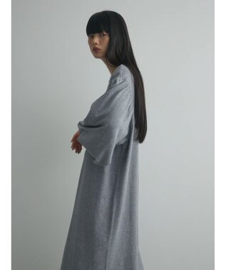 Green Parks armonia. 袖ボリュームニットワンピース Gray