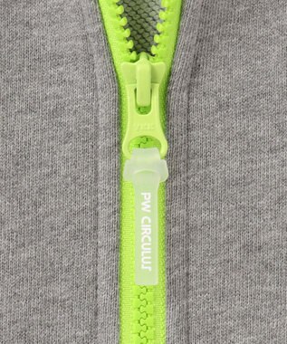 PW CIRCULUS 【WOMEN】アスレジャー 裏毛 ジップアップ パーカー ライトグレー系