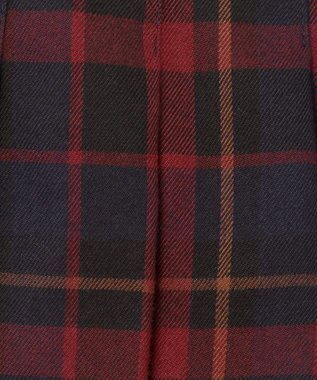 ANY KIDS チェック柄 プリーツ キュロット 赤系チェック