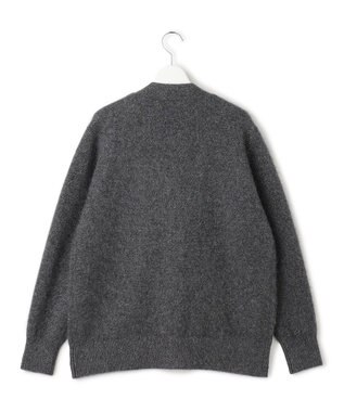 ICB L 【30th ANNIVERSARY】ルレックスフォックスアルパカ Vネックカーディガン ミディアムグレー