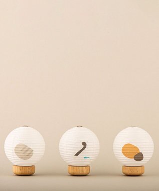 ちょうちん堂 【ころりどうぶつ】ブチ猫 BUCHI ちょうちん ライト ホワイト