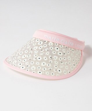 FILA GOLF／marie claire 【marie claire SPORT】花柄UVクリップサンバイザー ピンク