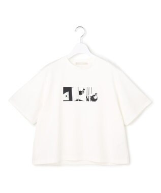 ICB クロップド ロゴTEE（フォトプリント）