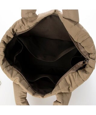 UNBILLION 【テレビ ドラマ着用アイテム】カシュカシュ cachecache / 親子キルティング刺繍トートバッグ カーキ