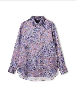  【HIGH GRADE LINE】コールドレーヨンプリント　レギュラーカラーシャツ