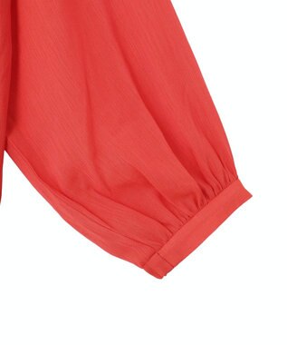 AMERICAN HOLIC スキッパーギャザーブラウス Red