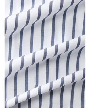 CRAFT STANDARD BOUTIQUE イージーケアコクーンポケ付きチュニック Stripe White