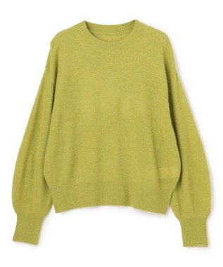 シアーアルパカ ボリュームスリーブ ニット